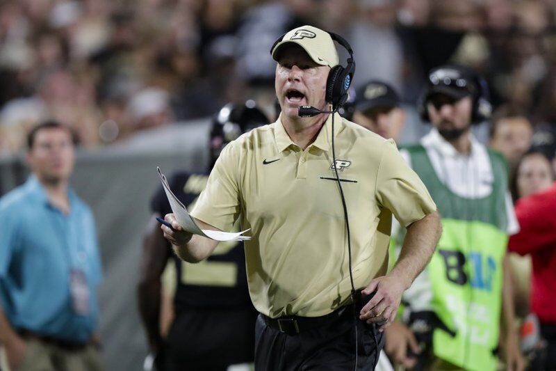 Purdue coach Jeff Brohm